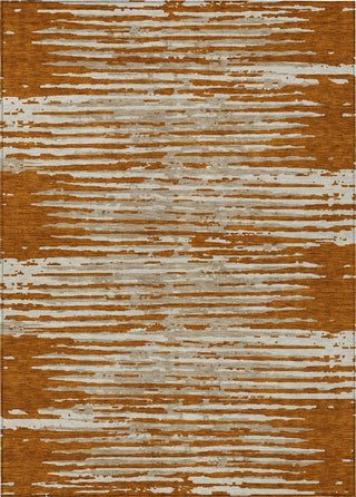 Piper Looms Chantille Stripes ACN888 Paprika Machine Washable Area Rug main image