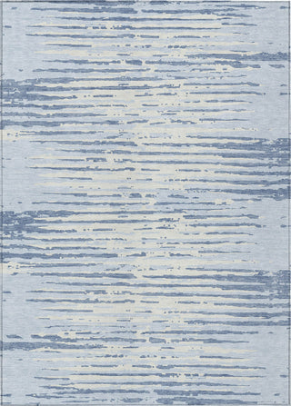 Piper Looms Chantille Stripes ACN888 Sky Machine Washable Area Rug main image