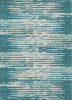 Piper Looms Chantille Stripes ACN888 Teal Machine Washable Area Rug main image