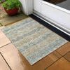Piper Looms Chantille Stripes ACN889 Beige Machine Washable Area Rug Scatter Outdoor Lifestyle Image Feature