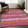Piper Looms Chantille Stripes ACN889 Blush Machine Washable Area Rug Lifestyle Image Feature