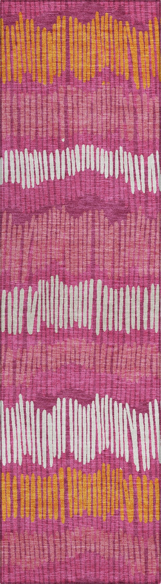 Piper Looms Chantille Stripes ACN889 Blush Machine Washable Area Rug Runner Main Image