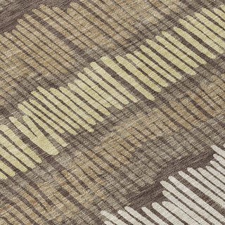 Piper Looms Chantille Stripes ACN889 Brown Machine Washable Area Rug Swatch Image
