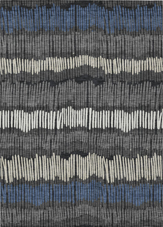 Piper Looms Chantille Stripes ACN889 Charcoal Machine Washable Area Rug main image