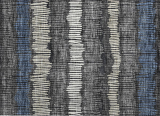 Piper Looms Chantille Stripes ACN889 Charcoal Machine Washable Area Rug Scatter Main Image