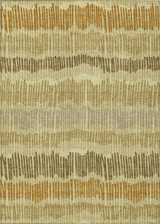 Piper Looms Chantille Stripes ACN889 Gold Machine Washable Area Rug main image
