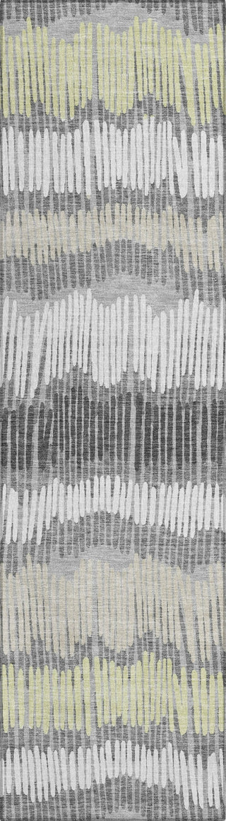 Piper Looms Chantille Stripes ACN889 Gray Machine Washable Area Rug Runner Main Image