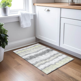 Piper Looms Chantille Stripes ACN889 Gray Machine Washable Area Rug Scatter Lifestyle Image Feature