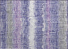 Piper Looms Chantille Stripes ACN889 Purple Machine Washable Area Rug Scatter Main Image