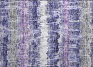 Piper Looms Chantille Stripes ACN889 Purple Machine Washable Area Rug Scatter Main Image