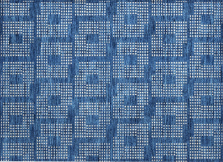 Piper Looms Chantille Squares ACN890 Blue Machine Washable Area Rug Scatter Main Image