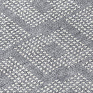 Piper Looms Chantille Squares ACN890 Gray Machine Washable Area Rug Swatch Image