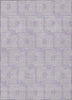 Piper Looms Chantille Squares ACN890 Lavender Machine Washable Area Rug main image