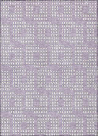 Piper Looms Chantille Squares ACN890 Lavender Machine Washable Area Rug main image