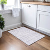 Piper Looms Chantille Squares ACN890 Lavender Machine Washable Area Rug Scatter Lifestyle Image Feature