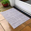 Piper Looms Chantille Squares ACN890 Lavender Machine Washable Area Rug Scatter Outdoor Lifestyle Image Feature