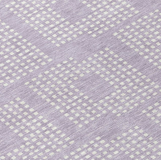 Piper Looms Chantille Squares ACN890 Lavender Machine Washable Area Rug Swatch Image