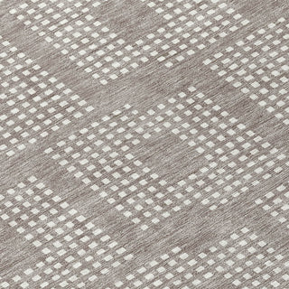 Piper Looms Chantille Squares ACN890 Taupe Machine Washable Area Rug Swatch Image