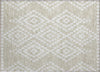 Piper Looms Chantille Diamonds ACN891 Beige Machine Washable Area Rug Scatter Main Image
