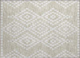 Piper Looms Chantille Diamonds ACN891 Beige Machine Washable Area Rug Scatter Main Image