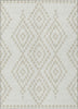 Piper Looms Chantille Diamonds ACN891 Ivory Machine Washable Area Rug main image
