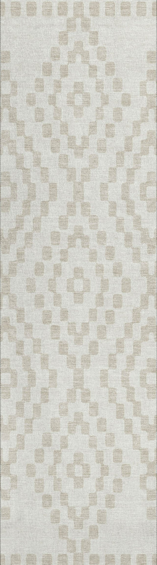 Piper Looms Chantille Diamonds ACN891 Ivory Machine Washable Area Rug Runner Main Image