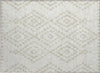 Piper Looms Chantille Diamonds ACN891 Ivory Machine Washable Area Rug Scatter Main Image