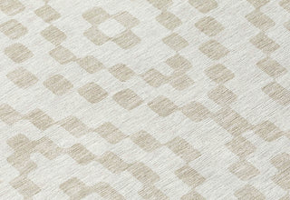 Piper Looms Chantille Diamonds ACN891 Ivory Machine Washable Area Rug Swatch Image