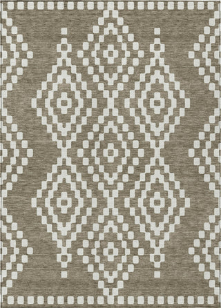 Piper Looms Chantille Diamonds ACN891 Taupe Machine Washable Area Rug main image