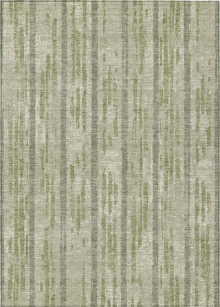 Piper Looms Chantille Stripes ACN892 Aloe Machine Washable Area Rug main image