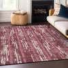 Piper Looms Chantille Stripes ACN892 Blush Machine Washable Area Rug Lifestyle Image Feature