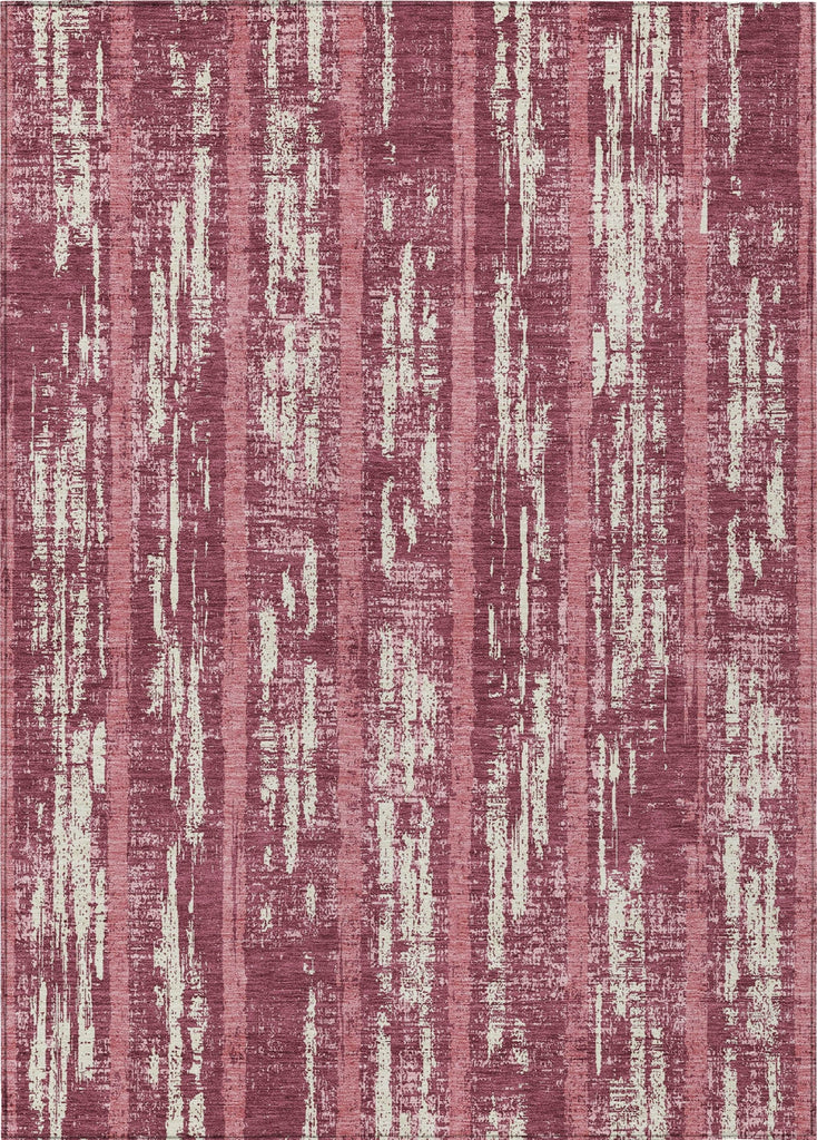 Piper Looms Chantille Stripes ACN892 Blush Machine Washable Area Rug main image