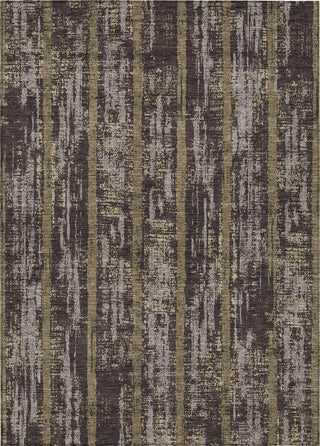 Piper Looms Chantille Stripes ACN892 Chocolate Machine Washable Area Rug main image