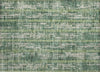 Piper Looms Chantille Stripes ACN892 Green Machine Washable Area Rug Scatter Main Image