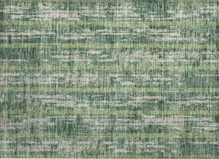 Piper Looms Chantille Stripes ACN892 Green Machine Washable Area Rug Scatter Main Image
