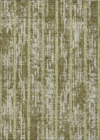 Piper Looms Chantille Stripes ACN892 Olive Machine Washable Area Rug main image