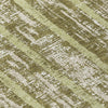 Piper Looms Chantille Stripes ACN892 Olive Machine Washable Area Rug Swatch Image