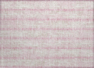 Piper Looms Chantille Stripes ACN892 Pink Machine Washable Area Rug Scatter Main Image