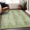 Piper Looms Chantille Stripes ACN893 Aloe Machine Washable Area Rug Lifestyle Image Feature