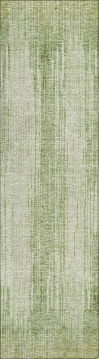 Piper Looms Chantille Stripes ACN893 Aloe Machine Washable Area Rug Runner Main Image