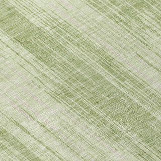 Piper Looms Chantille Stripes ACN893 Aloe Machine Washable Area Rug Swatch Image