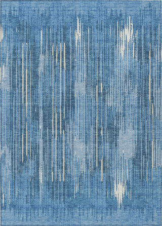Piper Looms Chantille Stripes ACN893 Blue Machine Washable Area Rug main image
