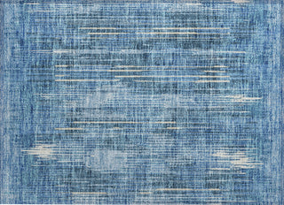 Piper Looms Chantille Stripes ACN893 Blue Machine Washable Area Rug Scatter Main Image