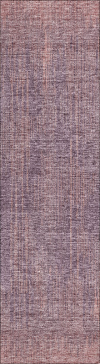 Piper Looms Chantille Stripes ACN893 Mauve Machine Washable Area Rug Runner Main Image
