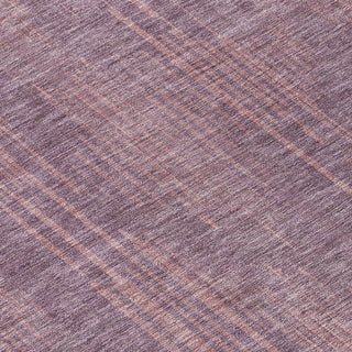 Piper Looms Chantille Stripes ACN893 Mauve Machine Washable Area Rug Swatch Image