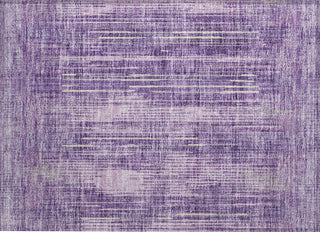 Piper Looms Chantille Stripes ACN893 Purple Machine Washable Area Rug Scatter Main Image
