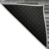 Piper Looms Chantille Stripes ACN894 Gray Machine Washable Area Rug Backing Image