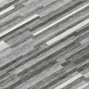 Piper Looms Chantille Stripes ACN894 Gray Machine Washable Area Rug Swatch Image