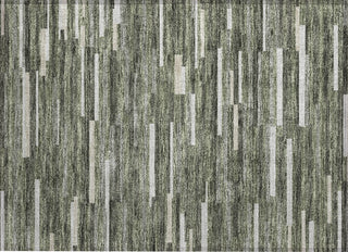 Piper Looms Chantille Stripes ACN894 Olive Machine Washable Area Rug Scatter Main Image