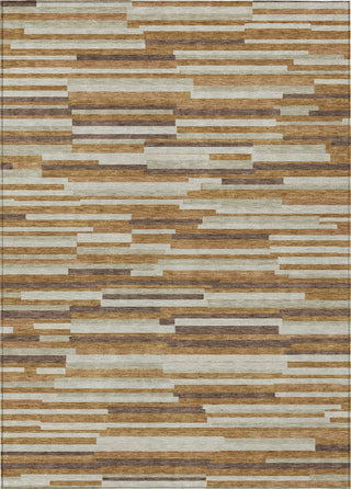 Piper Looms Chantille Stripes ACN894 Paprika Machine Washable Area Rug main image